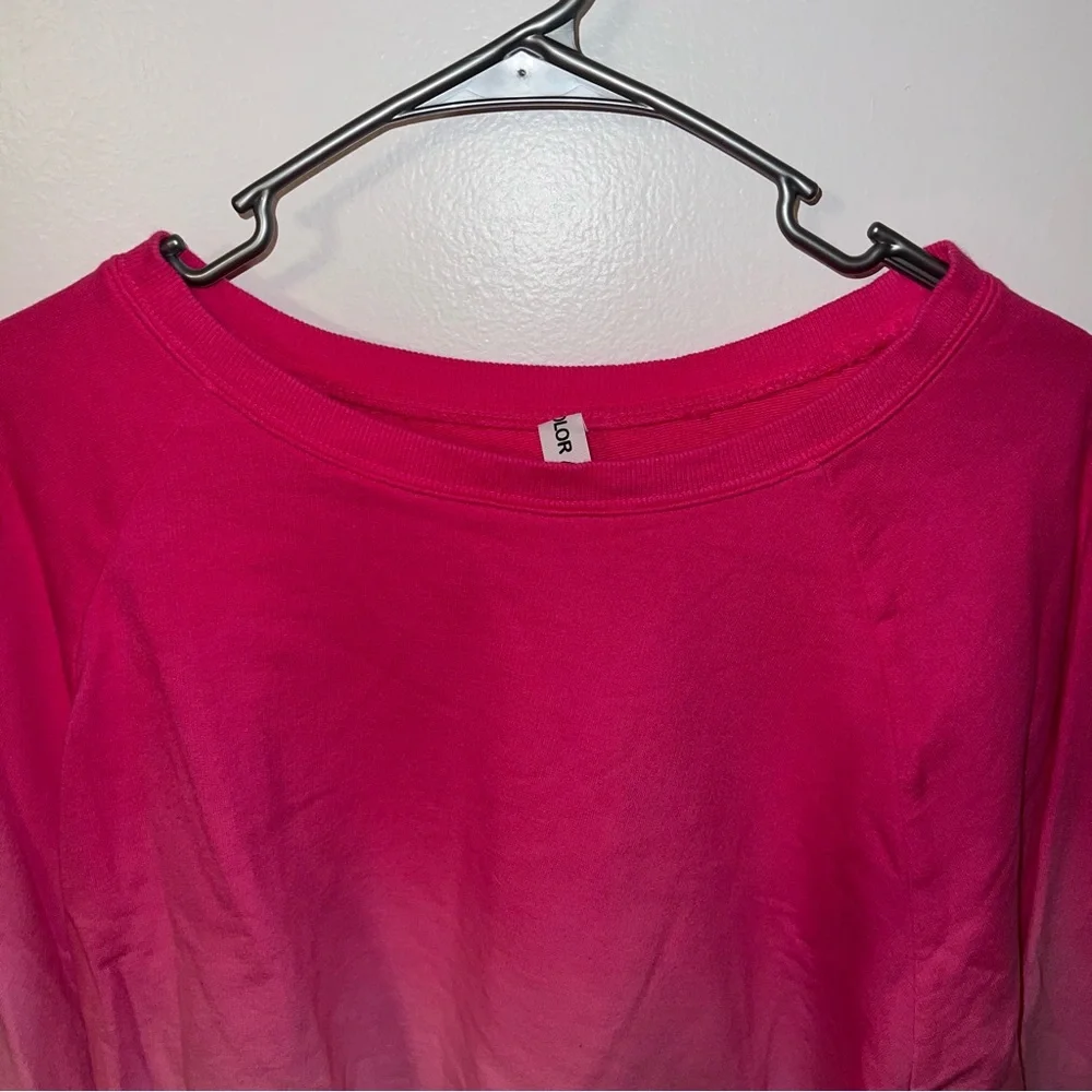 🍀4 for 25🍀 Color Alien | Pink Ombré Tie Dye Lounge Set - Picture 3 of 11